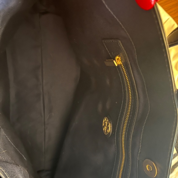 NWT Tory Burch Soft Straw Multi Tote with leather trim - Picture 4 of 5